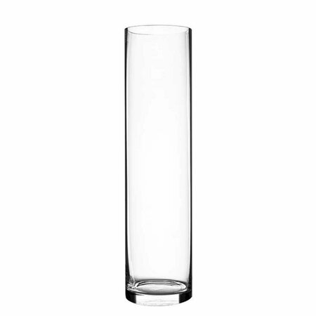 RED POMEGRANATE COLLECTION 26 in. Verre Glass Cylinder Vase 1130-0